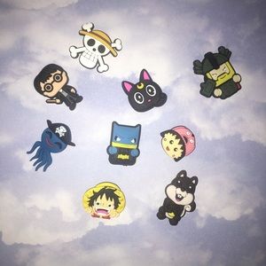 Cool Character 8 Piece Shoe Charms - Decorations - Shoe Accessories
